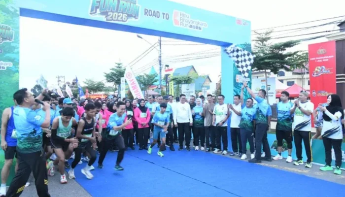 Fun Run Polres Bengkalis Satukan Ratusan Warga Meriahkan Hari Bhayangkara ke-80