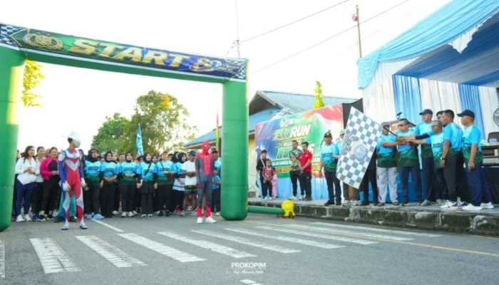 Road to Riau Bhayangkara Run 2026 Banjiri Meranti, Wabup Muzamil Ajak Perkuat Sinergi dengan Polri