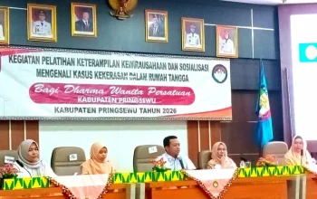 DWP Pringsewu Gelar Pelatihan Wirausaha dan Sosialisasi KDRT
