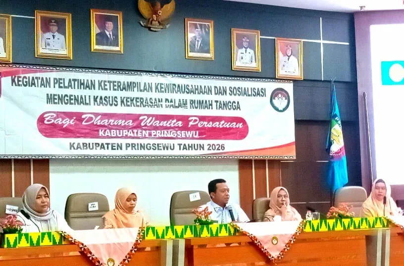 DWP Pringsewu Gelar Pelatihan Wirausaha dan Sosialisasi KDRT