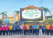 Hari Bhayangkara ke-80, Polres Dumai Gelar Olahraga dan Bansos