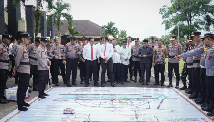 Jelang MTQ Riau ke-44, Simpang STM Teluk Kuantan Ditutup dan Contra Flow Mulai Diberlakukan