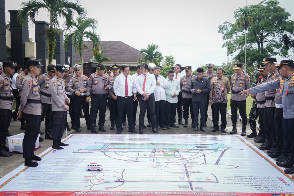 Jelang MTQ Riau, Simpang STM Teluk Kuantan Ditutup