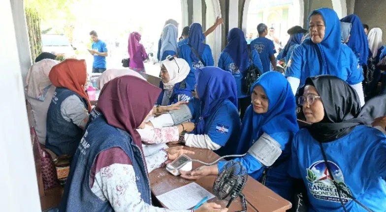 127 Warga Binawidya Ikuti Cek Kesehatan Gratis
