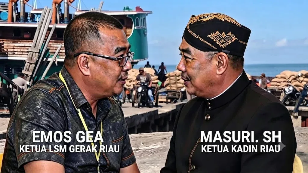LSM GERAK Laporkan Dugaan Penyelundupan Barang Impor di Bengkalis