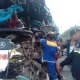 Kecelakaan Tol Pekanbaru-Dumai, Sopir Bus Pelangi Diduga Microsleep, Dua Penumpang Tewas