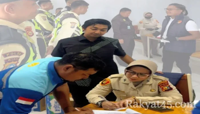 Cegah Peredaran Narkoba, Satresnarkoba Polres Bengkalis Periksa Urine 107 Karyawan Perusahaan