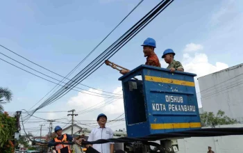 Provider Internet Diminta Tertibkan Kabel FO di Pekanbaru