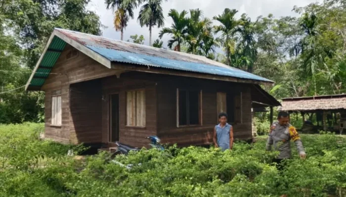 Ketahanan Pangan Meranti Diperkuat, Bhabinkamtibmas Dampingi Warga Kembangkan Kebun Cabai