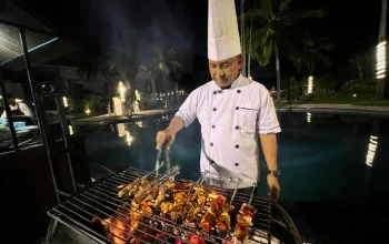 Barbeque Skewers ARYADUTA Pekanbaru, Pilihan Santap Malam Minggu dengan Live Music