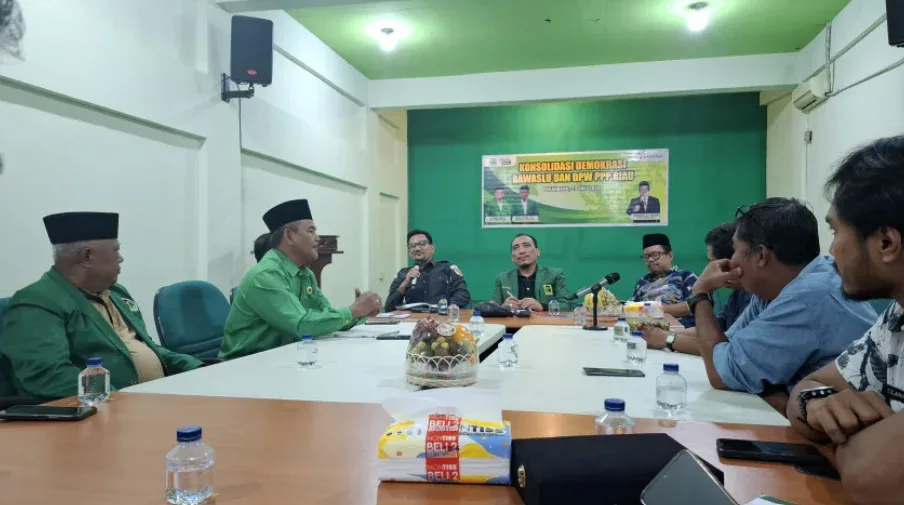 Bawaslu Riau Bahas Evaluasi Pemilu Bersama PPP