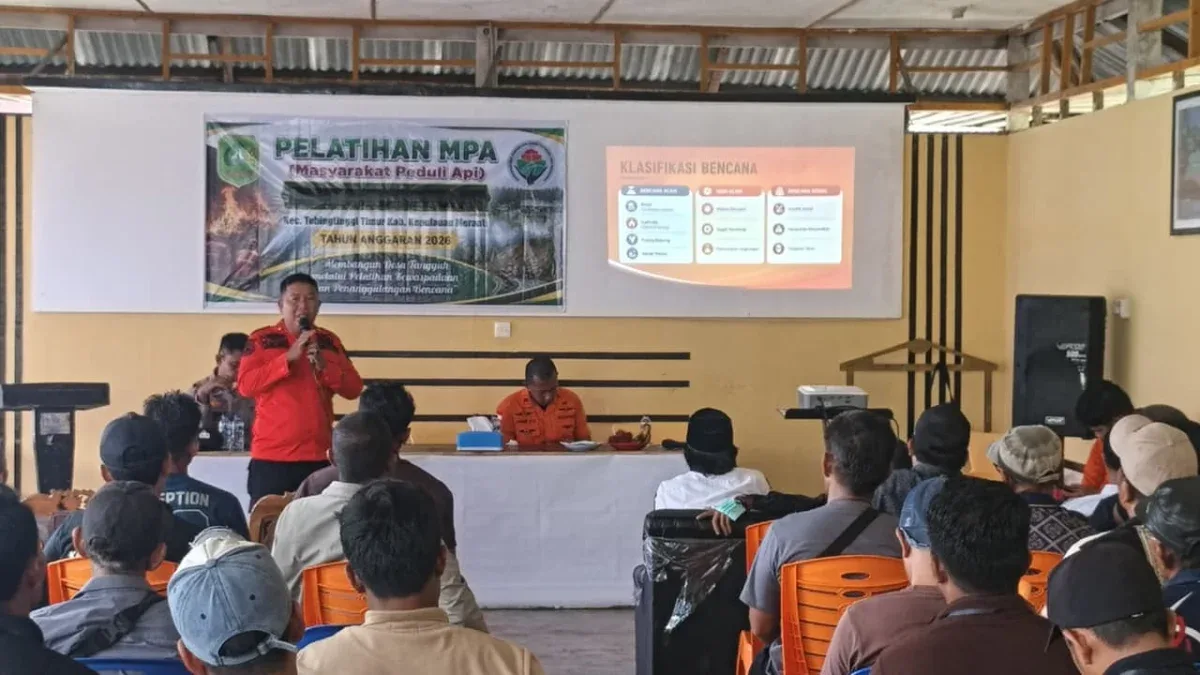 BPBD Meranti Latih Masyarakat Peduli Api Antisipasi Karhutla