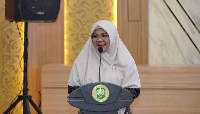 Bupati Afni Sambut Reuni Akbar FKA SPGN 197 Bengkalis di Siak, Apresiasi Jasa Para Guru