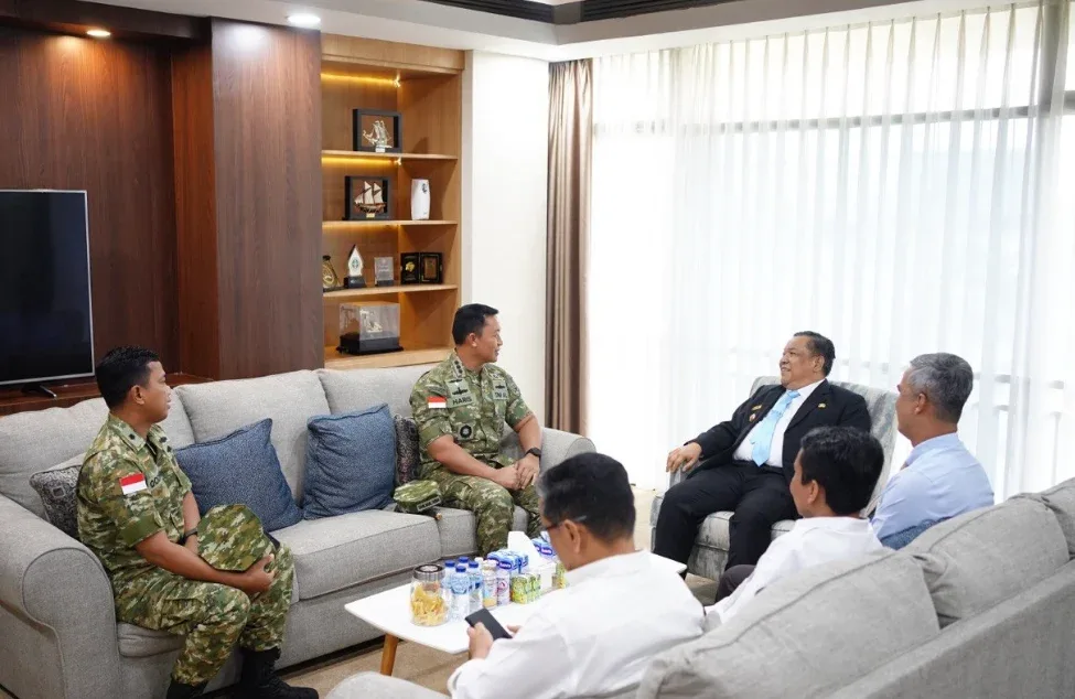 Danlanal Dumai Terima Apresiasi Pemprov Riau Jelang Pendidikan