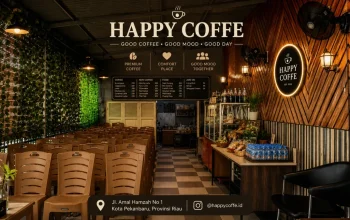 Happy Coffee Hadir di Pekanbaru, Menu Mulai Rp10 Ribu dengan Konsep Unik