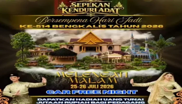 Sepekan Kenduri Adat LAMR Bengkalis Hadirkan CFN dan Lomba Dekorasi Lapak UMKM Berhadiah