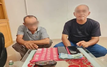 Polsek Mandau Bekuk Dua Pria, Puluhan Paket Sabu Gagal Beredar di Bathin Solapan