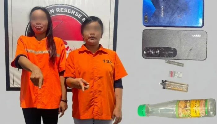 Diduga Edar Sabu, Dua Perempuan Dibekuk Satresnarkoba Polres Bengkalis