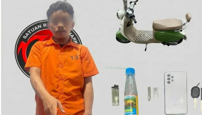 Operasi Dini Hari Satresnarkoba Berbuah Penangkapan Pria dan Barang Bukti Sabu di Wonosari