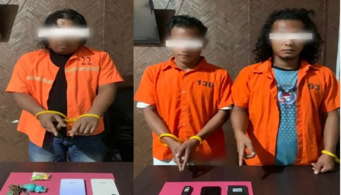 Patroli Gabungan Ungkap Dua Kasus Sabu, Tiga Pria Diamankan