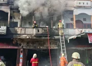 Kebakaran Ruko Pekanbaru, Dua Orang Alami Luka Bakar