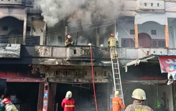 Kebakaran Ruko Pekanbaru, Dua Orang Alami Luka Bakar
