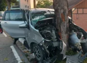 Kecelakaan Tunggal di Sudirman Pekanbaru