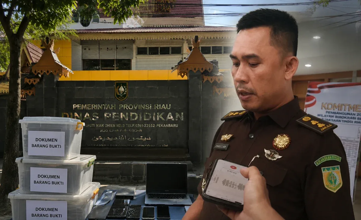 Kejati Riau Sita Dokumen Kasus Proyek AI Disdik
