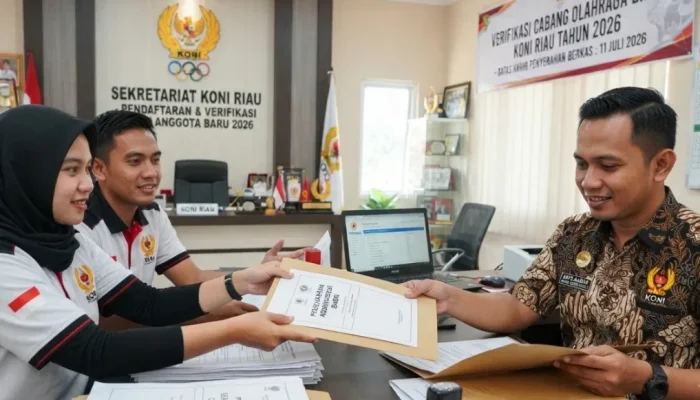 KONI Riau Buka Penerimaan Anggota Baru, Cabor Wajib Lengkapi Berkas Verifikasi