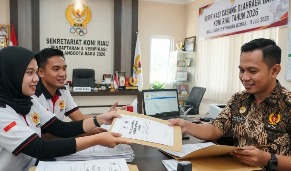 KONI Riau Buka Verifikasi Cabor Anggota Baru 2026
