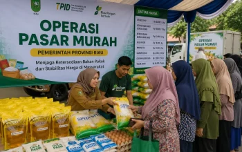 Operasi Pasar Murah Riau Bergulir di Kampar