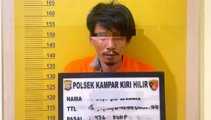 Curi Motor Buruh Sawit, Pemuda di Kampar Ditangkap Polisi dalam Hitungan Jam
