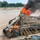 Penertiban PETI Kuansing, Polisi Musnahkan 22 Rakit Tambang Ilegal