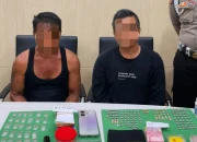 Polresta Pekanbaru Ringkus Dua Bandar Narkoba, Ekstasi dan Sabu Disita