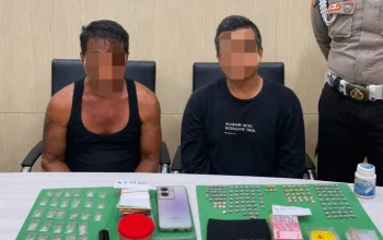 Polresta Pekanbaru Ringkus Dua Bandar Narkoba, Ekstasi dan Sabu Disita
