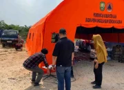 Diskominfo Siak Pasang Internet Satelit di Posko Karhutla Zamrud