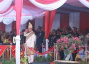 HUT ke-81 RI di Pekanbaru, Agung Nugroho Pimpin Penurunan Bendera