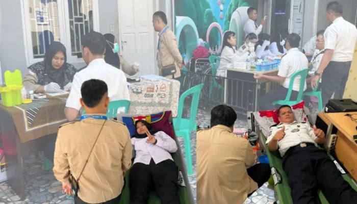 Donor Darah Lapas Bengkalis, Sehat untuk Diri Peduli untuk Sesama