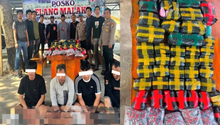 Toyota Yaris Terendus, Polres Bengkalis Bongkar Muatan 28,9 Kg Sabu dan 122.629 Ekstasi