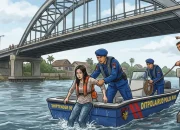 Sungai Siak, Jembatan Leighton I, Ditpolairud Polda Riau, Pekanbaru, Peristiwa