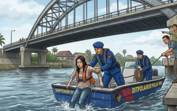 Sungai Siak, Jembatan Leighton I, Ditpolairud Polda Riau, Pekanbaru, Peristiwa
