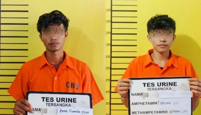 Penggerebekan Dini Hari di Rupat, Dua Pemuda Positif Sabu