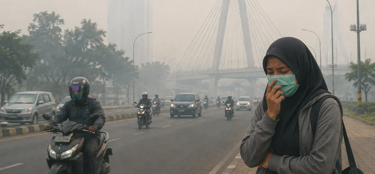 Kabut Asap Riau Mulai Menyebar, Warga Diminta Waspada