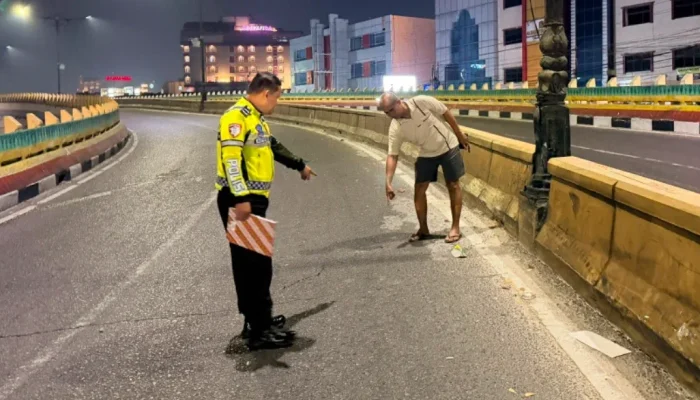 Pengendara Honda Stylo Tewas Kecelakaan di Pangkal Fly Over Imam Munandar Pekanbaru