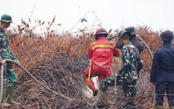 Menhut Raja Juli Tinjau Karhutla Pelalawan Riau