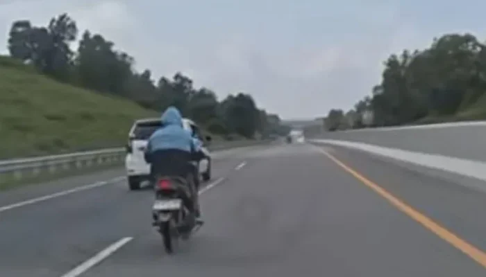 Viral Motor Terobos Tol Pekanbaru-Dumai, Polisi Ungkap Pengendara Alami Gangguan Usai Kecelakaan
