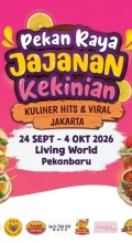 Event Kuliner dari Jakarta Hadir di Living World Pekanbaru, Sajikan Burger Jumbo hingga Dessert Viral