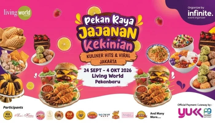 Event Kuliner dari Jakarta Hadir di Living World Pekanbaru, Sajikan Burger Jumbo hingga Dessert Viral