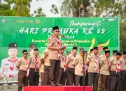 Hari Pramuka ke-65, Asmar Dorong Generasi Mandiri
