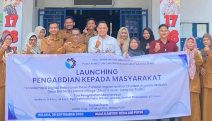 Chatbot AI Hadir di Desa Air Putih, Kini Layanan Publik Makin Digital